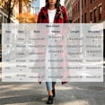 thumbnail image 4 of Casual Long Plaid Coats for Women Hooded Oversized Loose Fit Fuzzy Warm Outerwear, 4 of 8