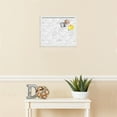 thumbnail image 3 of PinPix 17x14 Custom Cork Bulletin Board White Grey Poster Board Has a Fabric Style Canvas Finish, Framed in White Grey, by ArtToFrames (PinPix-1877), 3 of 5