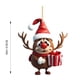 thumbnail image 3 of Decorative Reindeer Family Pendant Deer Family Ornament Christmas Tree / Car, 3 of 3