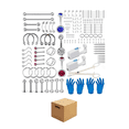 thumbnail image 1 of 142 pzs Kit De Piercing De Acero Y Accesorios Para Orejas Belug Plateado, 1 of 5