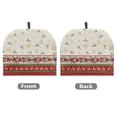 thumbnail image 2 of HELLHERO Teapot Dust Cover Insulating Warming Thermal Insulation Creative for Restaurant, Christmas Holly Print, 2 of 8
