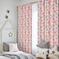 thumbnail image 5 of Blackout Kids Curtains,Pink Christmas Santa and Tree Pattern Childrens Insulated Curtains Set Of 2,Bedroom Essentials,Toddler Room Decor 52"x84", 5 of 5