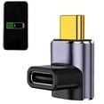 thumbnail image 2 of 100W Usb C Adapter Type-C Male to Female Support 8K 60hz Video Output 40gbps Data Transfer Straight / Elbow, 2 of 5