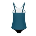 thumbnail image 4 of Kukoosong Tankini Swimsuits for Women High Waist Push-Up Padded Swimsuit Set with Bralette Top and Bottom Bathing Suits, 4 of 6