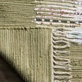 thumbnail image 4 of Safavieh Montauk 6' X 9' Hand Woven Cotton Pile Rug in Ivory and Olive, 4 of 4