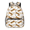 thumbnail image 1 of Fotbe Leopard Print Mochila Casual con Estampado para Escuela, Viajes y Actividades al Aire Libre - Duradera, Ligera y Cómoda, 1 of 5