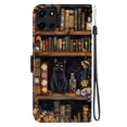 thumbnail image 3 of Leather For Motorola Moto G 5G 2025 / 2026 6.7-inch Crystal Material Wallet Case , With Card Holder,Wristband,Magnetic Clasp Kickstand Folio Cover,Color-6, 3 of 8