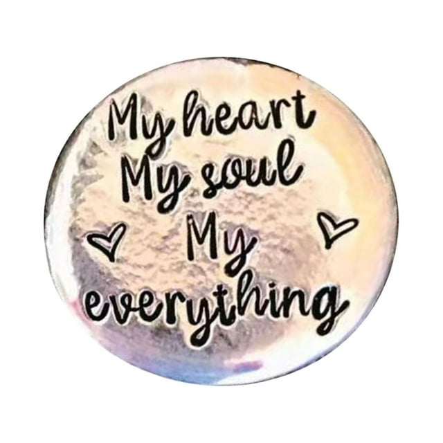 fheaev Personalized Stainless Steel Pocket Coins Decision Making Fortunes Coins Engraved Lover And Friend