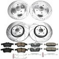 thumbnail image 3 of PowerStop Front and Rear Z23 Evolution Sport Carbon-Fiber Ceramic Brake Pad and Drilled & Slotted Rotor Kit Fits: FORD Select Models K7233, 3 of 10