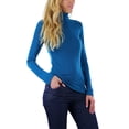 thumbnail image 4 of ToBeInStyle Women's Relaxed fit Long Sleeve Soft and Stretchy Turtleneck Shirt, 4 of 7