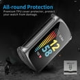 thumbnail image 3 of MYKOMI Lot de 3 Protecteur d'Écran Compatible avec Fitbit Charge 6/5 (Pas pour Charge 4/3), Coque de Protection en TPU pour Smartwatch, 3 of 8