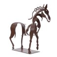 thumbnail image 4 of Estatua de arte de caballo de pie, adorno de escritorio, figura de caballo, decoración, regalo de Navidad, 4 of 8
