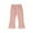 Pink, variant on Diufon Little Girls Flared Pants Toddler Baby Cotton Elastic High Waisted Wide Leg Loose Pants with Pockets