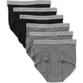 thumbnail image 3 of Men's FreshIQ Comfort Flex Waistband Dyed Briefs, 6 Pack, 3 of 10
