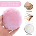 thumbnail image 5 of 4 Pcs Large Fluffy Powder Puff, Powder Puffs for Face powder, Ultra Soft Body Powder Puff, Soft Face Body Powder Puff, Washable Reusable Makeup Puffs (Multi-color), 5 of 8