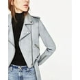 thumbnail image 2 of Women Motorcycle Biker Suede Leather Jacket - Winter Brown Genuine Leather Jacket - Double Zipper Leather Jacket SouthBeachLeather 2X-Large, 2 of 4
