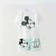 thumbnail image 1 of Camiseta con estampado bonito para niños, pantalones cortos de 2 piezas, traje holgado informal de manga corta, trajes para niños pequeños, chándales a la moda, 1 of 4