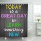 thumbnail image 1 of ABPHQTO Teacher Classroom Inspirational Apreciation Try Educator Cortina de ducha educativa 160x180 cm, 1 of 1