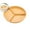 Yellow, variant on Dvruxg 9.8 Inch Portion Control Plate, Wheat Straw Divided Plates, 3 Compartments Dinnerware Set for Weight Loss, Unbreakable Reusable, Microwave and Dishwasher Safe