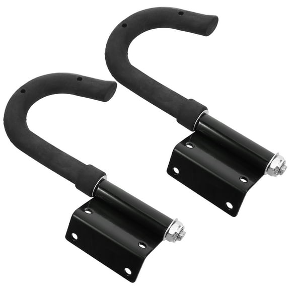 2pcs Heavy Duty Metal Ladder Hooks for Garage Wall and Roof Suitable for Extension Ladders and Practical Use