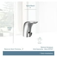 thumbnail image 2 of Moen 8554AC Mpower Sensor Operated Single Mount Above Deck Lavatory High Arc Ac Powered Faucet, 2 of 3