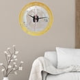 thumbnail image 4 of 30cm Reloj de pared islámico Acrílico Musulmán Ramadán Eid Espejo Reloj de pared Reloj colgante redondo vintage Reloj io Decoración Oro Argenta BLESIY Reloj de pared, 4 of 8
