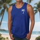 thumbnail image 1 of Camiseta sin mangas de cuello redondo para hombre, blusa informal de verano sin mangas con estampado de cuello redondo para hombre, 1 of 5