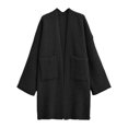 thumbnail image 3 of Cardigan Sweaters for Women Long Sleeve Open Front Knitted Sweater Coat with Pockets Womens Cardigan Sweaters, 3 of 5