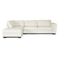 thumbnail image 3 of Baxton Studio Orland Brown Leather Modern Sectional Sofa Set with Left Facing Chaise, 3 of 6