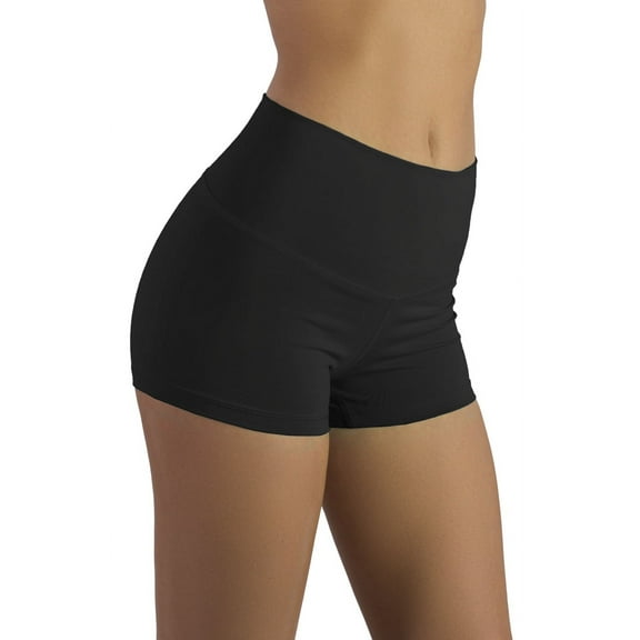 Liakada Dancewear Women's High Waist Booty Shorts for Dance, Cheer, Yoga, Sports