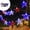 16FT 20 LED, variant on 4 th of July Five-Pointed Stars String Lights Solar Power 21FT 30 LED Red White Blue Star Solar Lights String Waterproof Patriotic Star Fairy Lights for Indoor Independence Day Party Day Decor