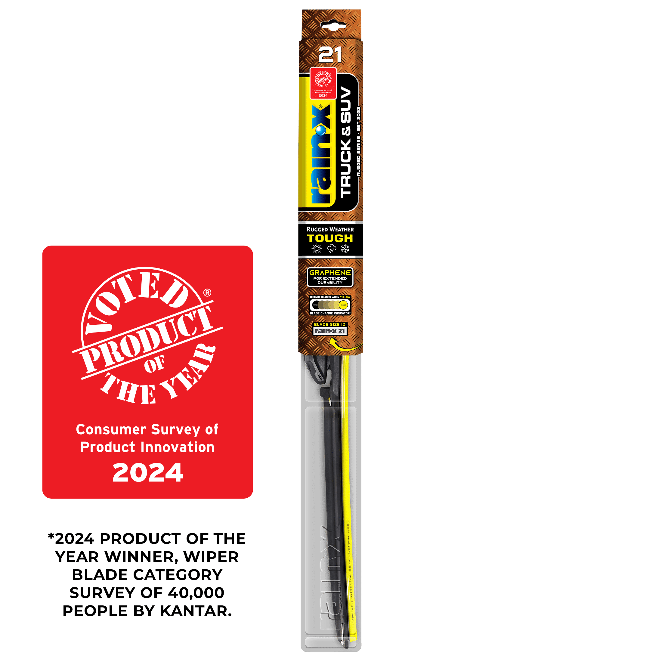Rain-X Truck & SUV 21" Premium Replacement Windshield Wiper Blade - 770221