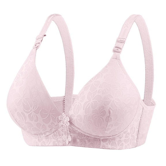 DPTALR Womens Dailywear Bars Lace Beauty Back Strap Wrap Plus Size Bra Underwear