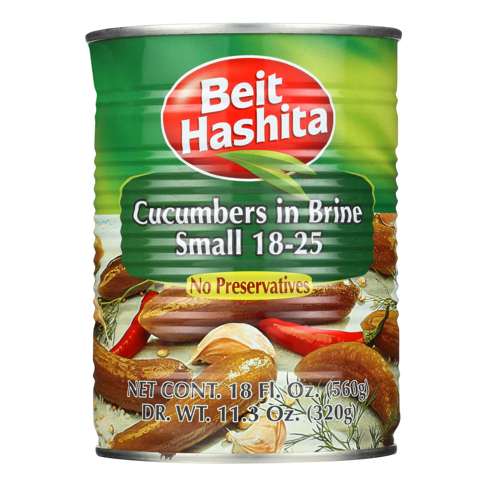 Beit Hashita Cucumbers In Brine, 19 Fl Oz