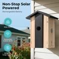 thumbnail image 6 of TT Nature Bird House with Camera Solar Powered, AI Live View Bird Feeder with Camera, Watch Bird Nesting and Hatching, Outdoor Birdhouse Camera, Ideal Gift for Bird Lovers, 6 of 10