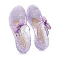 thumbnail image 2 of Girls Sandals Toddler Kids Girls Summer Jelly Shoes Sandals Child Glitter Sandals with Bow Kids Sandals 2.5 Years-3 Years, 2 of 6