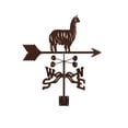 thumbnail image 4 of EZ Vane Alpaca Weathervane — Deck Mount, Wind Cups, Antique Copper Finish, Steel with Durable Triple Powder Coating, Handcrafted in USA, 4 of 7