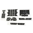 thumbnail image 1 of Lefu for Mercedes 2007-14 Repair Button Door Steering A/C Windo w Radio Stickers, 1 of 10