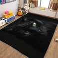thumbnail image 1 of Machine Washable Rug 6x9 ft Washable Area Rugs Animal Black Cat Non Slip Rugs for Living Room Bedroom, Rug Carpet Stain Resistant, Home Decor Office Rug, 1 of 7