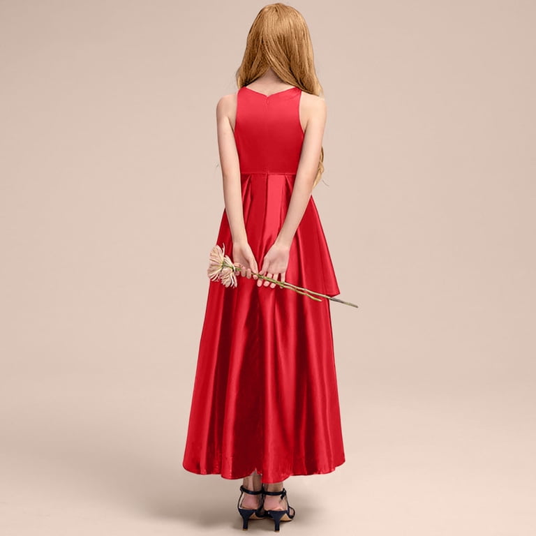 TAIAOJING Girls Formal Dresses Party Gown For Recital Performance Pageant Elegant Sleeveless Summer Dress For Kids Toddler To Teen Classic 9-10Y - Walmart.com TAIAOJING Girls Formal Dresses Party Gown For Recital Performance Pageant Elegant Sleeveless Summer Dress For Kids Toddler To Teen Classic 9-10Y - Walmart.com