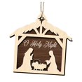 thumbnail image 2 of Adornos de Natividad Navideños, Decoraciones de Natividad Religiosas, Recuerdos, Madera Casa, 2 of 9