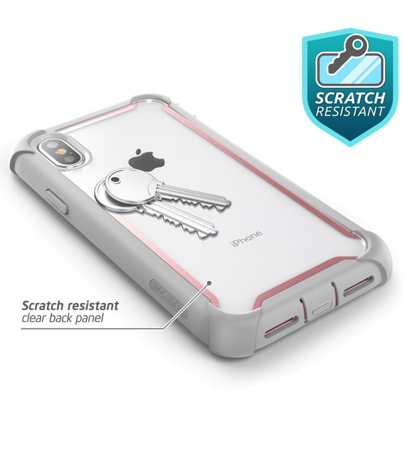 iPhone XS Max Case, i-Blason [Ares] Full-body Rugged Clear Bumper Case with Built-in Screen Protector for iPhone XS Max Case (2018 Release)
