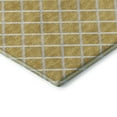 thumbnail image 4 of Addison Rugs Mayfield Washable Transitional Lattice Gold Rectangle Rug, 5' x 7'6", 4 of 6