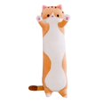 thumbnail image 1 of 70cm Figura de gato durmiendo suave, almohada, Animal relleno, muñeca, juguete de peluche cilíndrico largo para niños, 1 of 5