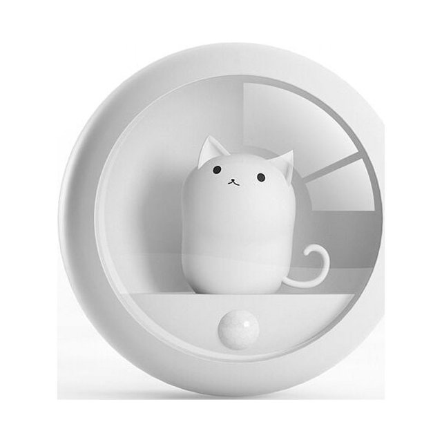Luz nocturna LED de inducción recargable, luz nocturna automática para bebé, forma bonita, adecuada para habitación de niños, sala de estar, baño, pasillo, escaleras, dormitorio