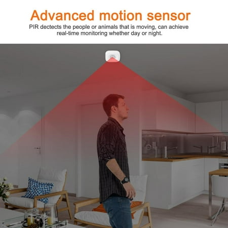 Hilitand WIFI Smart Home PIR Motion Detection Sensor Wireless Security Burglar Alarm Sensor,Motion Detection Sensor,WIFI PIR