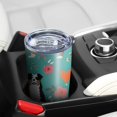 thumbnail image 5 of 20 Oz Australian Shepherd Floral Coffee Tumbler Double Wall Insulated Stainless Steel Water Bottle | Metal Reusable Thermoses Flask with Cup Cap | Leak & Sweat Proof with Anti-Dust Lid, 5 of 7