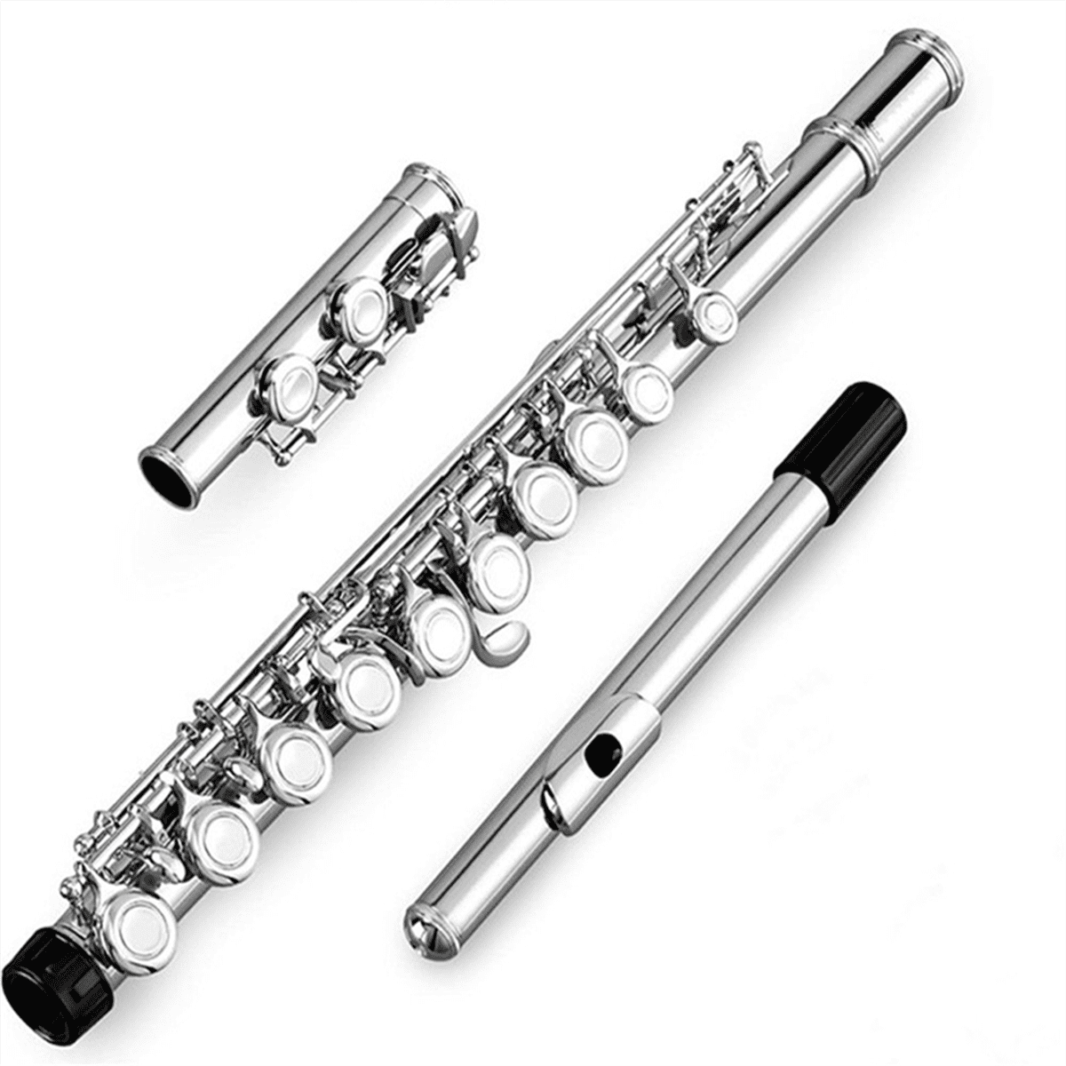 16 Closed Open Holes C Key Professional Transverse Flute
