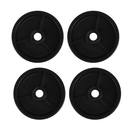 Hemoton 4pcs Universal Casters for Gas Heater Heavy Duty Plastic Wheels for Patio Heater Easy to Install and Move Replacement Parts for Outdoor Heater