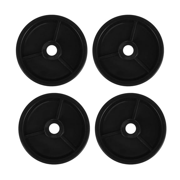 Hemoton 4pcs Universal Casters for Gas Heater Heavy Duty Plastic Wheels for Patio Heater Easy to Install and Move Replacement Parts for Outdoor Heater